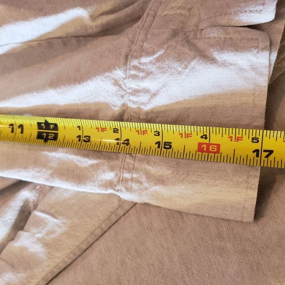 Lane Bryant Linen Blazer size 16 Oatmeal speckled - Picture 7 of 8